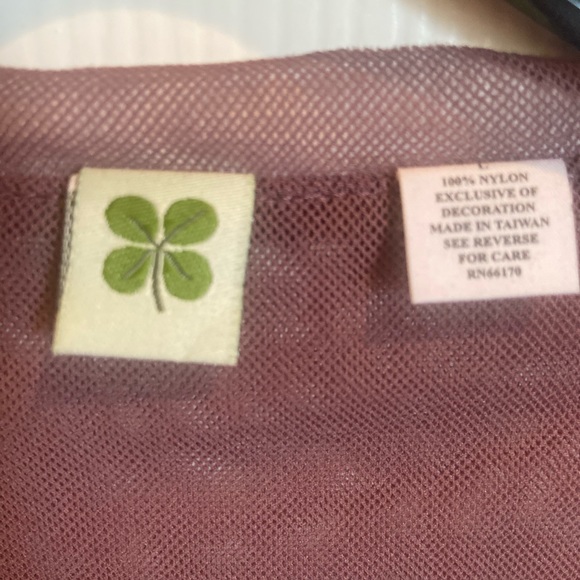 Anthropologie Boho Mesh Wrap Top - Picture 5 of 9